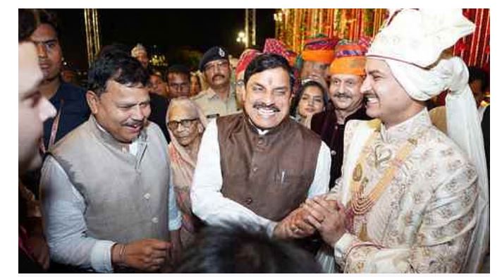 ऊर्जा मंत्री सिंह की बेटी की शादी में शामिल हुए