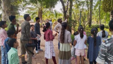 नंदनवन जंगल सफारी में स्कूली बच्चों ने सीखा पर्यावरण संरक्षण