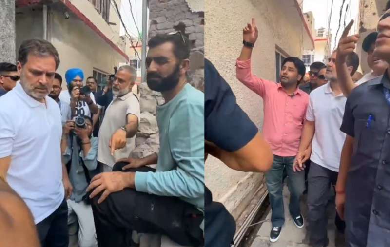 पीड़ितों के बीच पहुंचे राहुल गांधी बोले