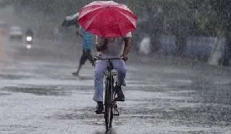 रायपुर में सुबह से मूसलधार बारिश 20 जिलों में मौसम