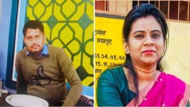 सड़क हादसे से बची पत्नी को पति ने ही रॉड