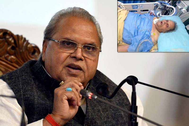 सीबीआई चार्जशीट के बाद अस्पताल पहुंचे सत्यपाल मलिक बोले बातचीत
