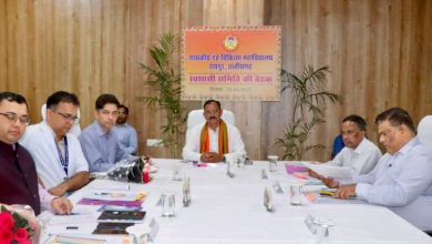 स्वास्थ्य मंत्री श्याम बिहारी जायसवाल की अध्यक्षता में रायपुर दंत