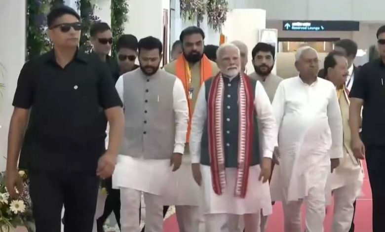 ऑपरेशन सिंदूर के बाद बिहार दौरे पर पहुंचे पीएम मोदीपटना