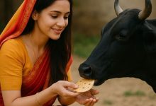 काली गाय को रोटी खिलाने से केवल शनि ही नहीं