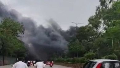 कैलाश विजयवर्गीय के बंगले के पास लगी भीषण आग कॉटन