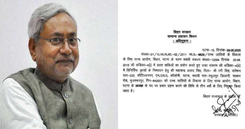 चुनाव से पहले नीतीश सरकार का बड़ा कदम उच्च जातियों