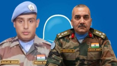 दो भारतीय सैनिकों को UN शांति मिशन में मिलेगा अंतरराष्ट्रीय