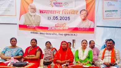 नक्सल प्रभावित अंदरूनी क्षेत्र पोलमपल्ली में लगा समाधान शिविर