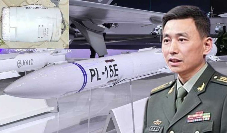 पाकिस्तान को दी PL 15E मिसाइल भारत के हाथ लगा बड़ा