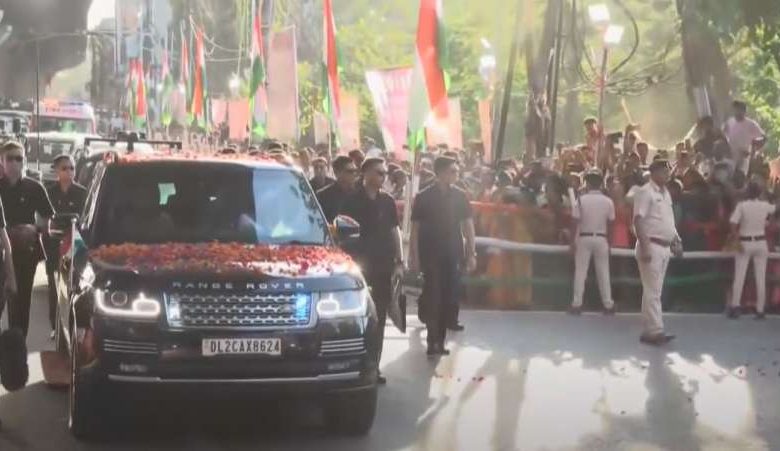 पीएम मोदी का पटना में 5 किलोमीटर का भव्य रोड