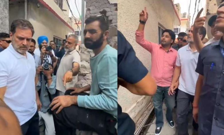 पीड़ितों के बीच पहुंचे राहुल गांधी बोले