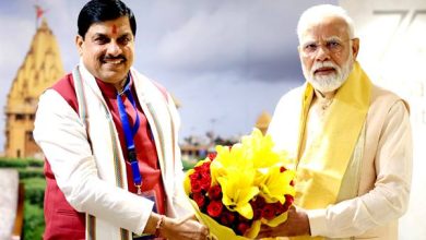प्रधानमंत्री मोदी से मुख्यमंत्री डॉ मोहन यादव ने की भेंट