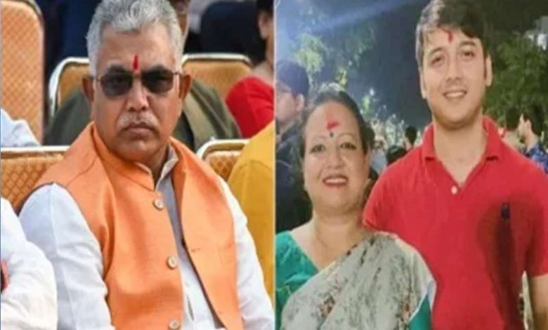 बीजेपी नेता दिलीप घोष के सौतेले बेटे का शव मिला
