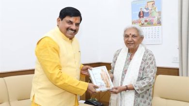 मुख्यमंत्री डॉ यादव की उत्तरप्रदेश की राज्यपाल आनंदी बेन पटेल