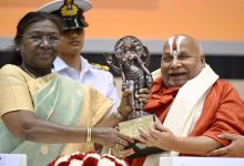 मुख्यमंत्री डॉ यादव ने स्वामी श्री रामभद्राचार्य को ज्ञानपीठ पुरस्कार
