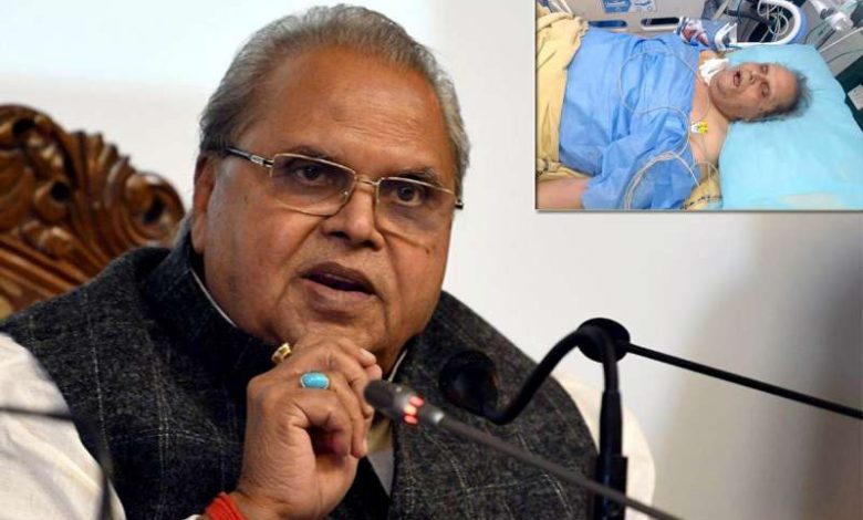 सीबीआई चार्जशीट के बाद अस्पताल पहुंचे सत्यपाल मलिक, बोले- बातचीत में असमर्थ 1 सीबीआई चार्जशीट के बाद अस्पताल पहुंचे सत्यपाल मलिक बोले बातचीत