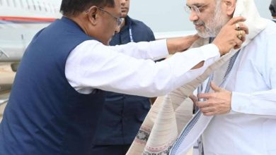 केंद्रीय गृह मंत्री अमित शाह के छत्तीसगढ़ आगमन पर मुख्यमंत्री