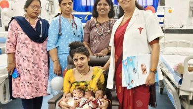 दो माह पूर्व जन्मे चारों प्रीमेच्योर शिशु पूरी तरह स्वस्थ