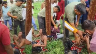 बच्चा चोरी के संदेह में भीड़ ने दो संदिग्ध व्यक्तियों