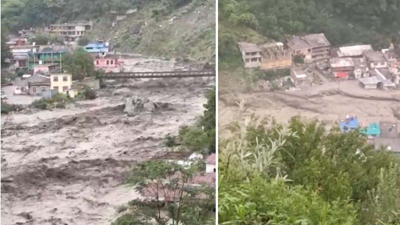 तहसील और घरों में घुसा मलबा, दो लोग लापता 6 बादल फटने से मणिकर्ण और गड़सा में तबाही लोग सुरक्षित