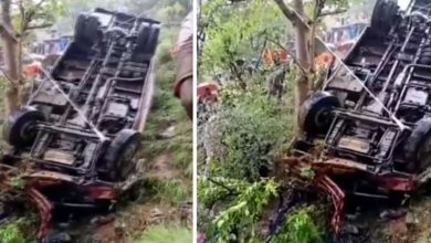 लाहौल स्पीति में टेम्पो का बिगड़ा बैलेंस खाई में गिरा दो