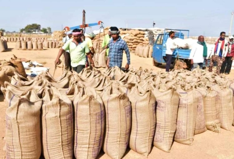 1257 लाख मीट्रिक टन धान का निराकरण बाकी सरकार पर