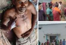 अर्ध रात्रि खून से लथपथ मिला ग्रामीण का शव
