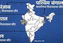 चार राज्यों की पांच विधानसभा सीटों पर उपचुनाव जारी जानें