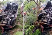 लाहौल स्पीति में टेम्पो का बिगड़ा बैलेंस खाई में गिरा दो