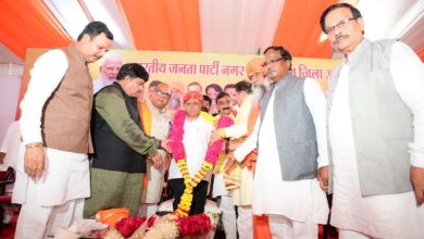 उज्जैन से सीहोर तक भाजपा नेताओं का भव्य स्वागत