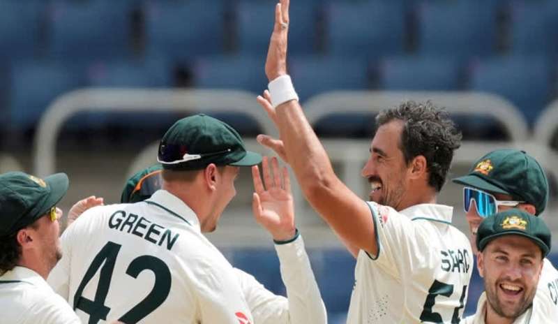 ऑस्ट्रेलियाई गेंदबाजों ने वेस्टइंडीज को चटाई धूल 27 पर समेटी