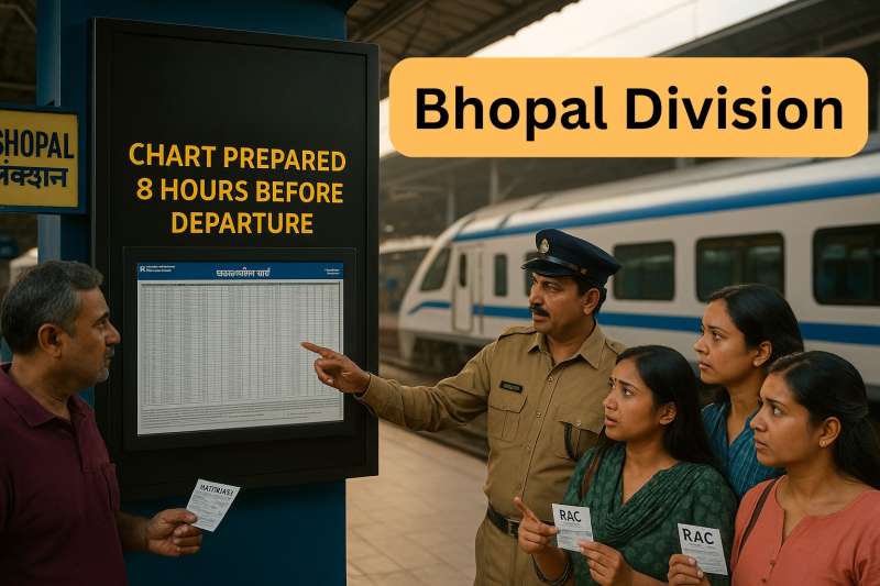 चार्टिंग में पारदर्शिता लाने रेलवे का कदम 8 घंटे पहले