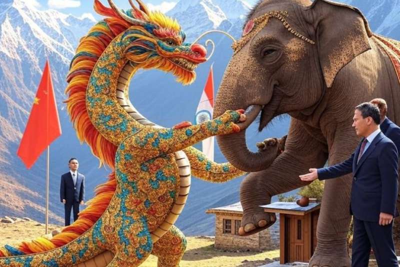 चीन भारत में दोस्ती के लिए ड्रैगन हाथी डांस ही आगे बढ़ने