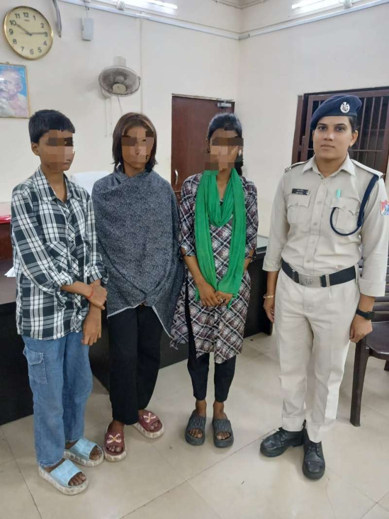 भोपाल आरपीएफ की मानवीय पहल तीन नाबालिगों को सुरक्षित घर
