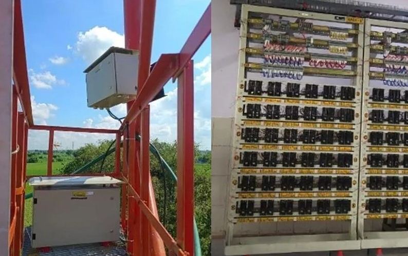 मथुरा कोटा सेक्शन में कवच 40 स्थापित