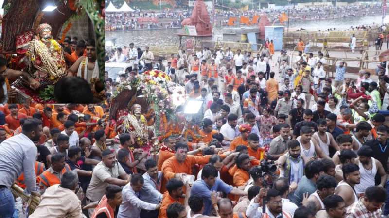 सावन में ठाठ बाट से निकले बाबा महाकाल गार्ड ऑफ ऑनर