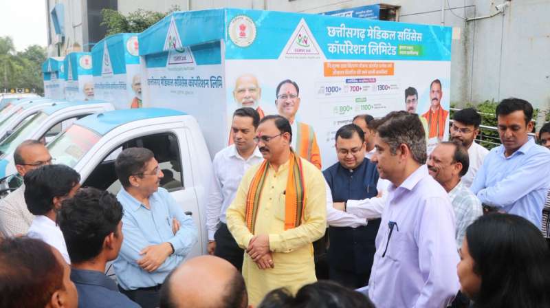 स्वास्थ्य मंत्री श्याम बिहारी जायसवाल की विधानसभा में की गई
