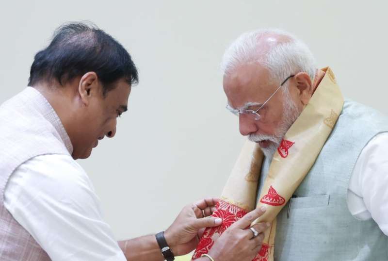 हिमंत सरमा की दिल्ली में पीएम से मुलाकात असम की