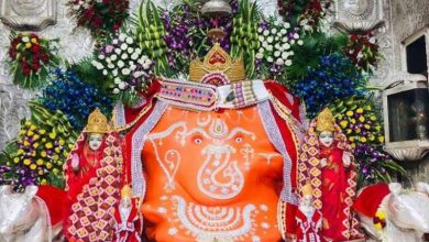 इंदौर में गणेशोत्सव की अनोखी झलक बप्पा के लिए बनवाया