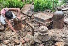 खुदाई में निकला प्राचीन शिवलिंग मस्जिद के पास मिलने से