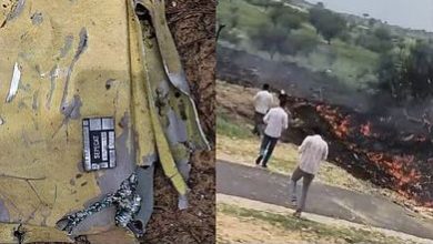 चूरू में विमान गिरा दोनों पायलट शहीद गांव में फैला