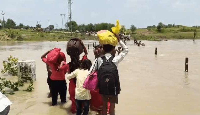 छतरपुर में पिछले 48 घंटे की बारिश ने मचाई तबाही