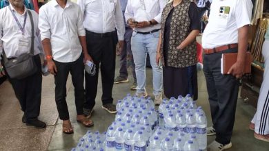 भोपाल मंडल की छापेमारी में कुशीनगर एक्सप्रेस से अनधिकृत पानी