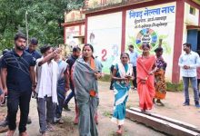 मंत्री राजवाड़े ने दंतेवाड़ा जिले में आंगनबाड़ी सखी सेंटर बाल