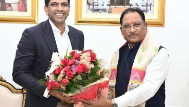 मुख्यमंत्री विष्णु देव साय से केंद्रीय संचार एवं ग्रामीण विकास