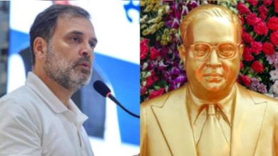 राहुल की बाबासाहेब अंबेडकर से तुलना पर विवाद
