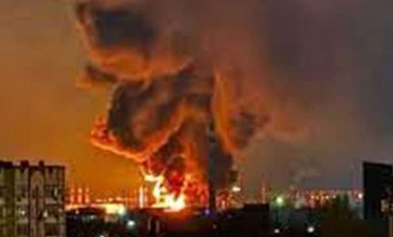 रूसी हमलों से दहला यूक्रेन कीव में लगातार दूसरे दिन