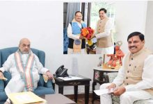 सीएम मोहन यादव के साथ दिल्ली पहुंचे खंडेलवाल राजनाथ सिंह