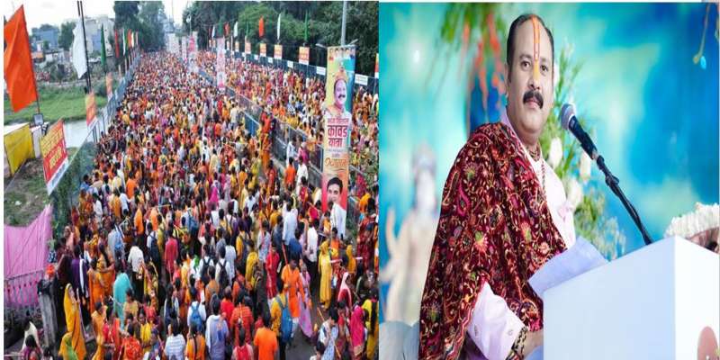 कुबेरेश्वर धाम में आस्था का महासंगम इंदौर भोपाल हाईवे पर लगा